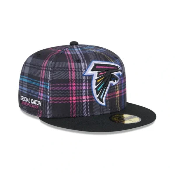 Store Atlanta Falcons 2024 Crucial Catch 59FIFTY Fitted Hat - KTGCaps - Baseball caps for various teams, purchased online at a discount