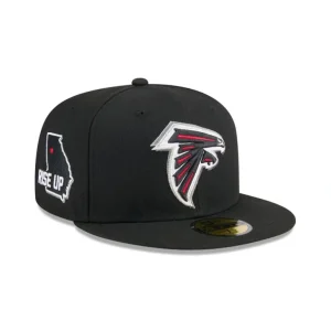 Store Atlanta Falcons 2024 Draft 59FIFTY Fitted Hat - KTGCaps - Baseball caps for various teams, purchased online at a discount