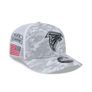 Shop Atlanta Falcons 2024 Salute to Service 9SEVENTY Trucker Hat - KTGCaps - Baseball caps for various teams, purchased online at a discount