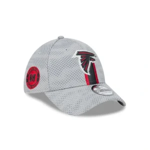 Online Atlanta Falcons 2024 Sideline Gray 39THIRTY Stretch Fit Hat - KTGCaps - Baseball caps for various teams, purchased online at a discount