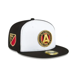 Online Atlanta United FC 2024 MLS Kickoff 59FIFTY Fitted Hat - KTGCaps - Baseball caps for various teams, purchased online at a discount