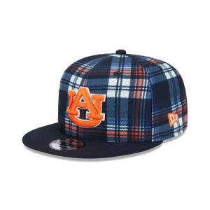 Online Auburn Tigers Plaid 9FIFTY Snapback Hat - KTGCaps - Baseball caps for various teams, purchased online at a discount