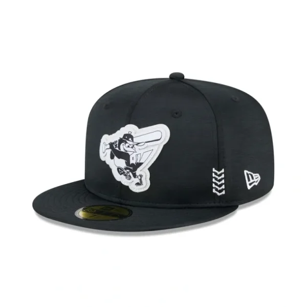 Cheap Baltimore Orioles 2024 Clubhouse Black 59FIFTY Fitted Hat - KTGCaps - Baseball caps for various teams, purchased online at a discount