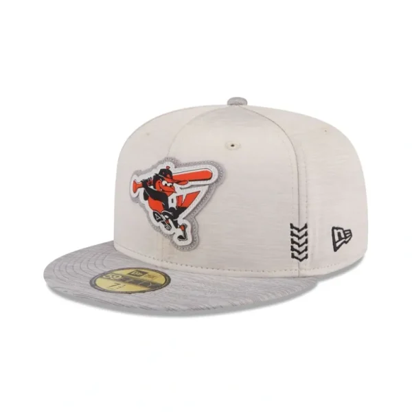 Best Sale Baltimore Orioles 2024 Clubhouse Stone 59FIFTY Fitted Hat - KTGCaps - Baseball caps for various teams, purchased online at a discount