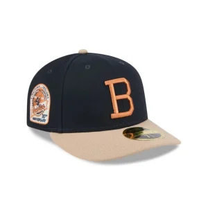 Best Baltimore Orioles Blue Ivory Low Profile 59FIFTY Fitted Hat - KTGCaps - Baseball caps for various teams, purchased online at a discount
