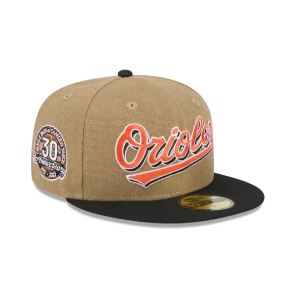Best Baltimore Orioles Canvas Crown 59FIFTY Fitted Hat - KTGCaps - Baseball caps for various teams, purchased online at a discount