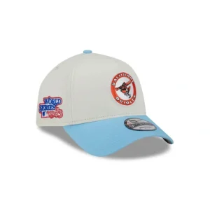 Store Baltimore Orioles Chrome White 9FORTY AFrame Snapback Hat - KTGCaps - Baseball caps for various teams, purchased online at a discount