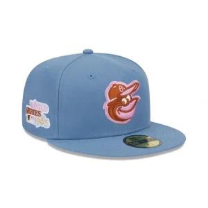 Sale Baltimore Orioles Color Pack Faded Blue 59FIFTY Fitted Hat - KTGCaps - Baseball caps for various teams, purchased online at a discount