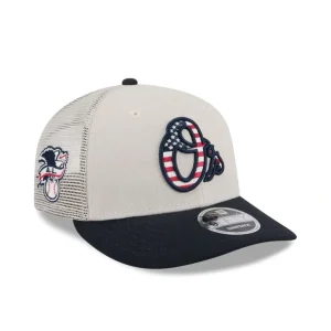 Sale Baltimore Orioles Independence Day 2024 Low Profile 9FIFTY Trucker Hat - KTGCaps - Baseball caps for various teams, purchased online at a discount