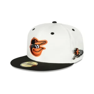 New Baltimore Orioles Mascot Pin 59FIFTY Fitted Hat - KTGCaps - Baseball caps for various teams, purchased online at a discount