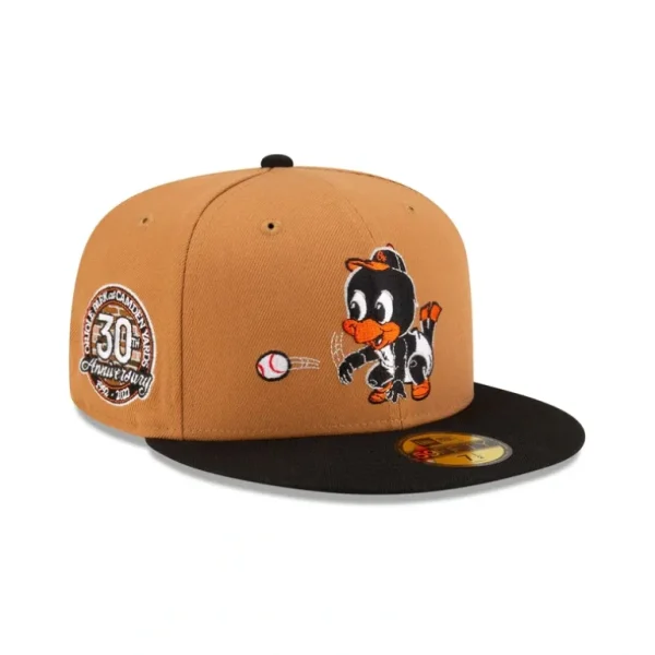 Shop Baltimore Orioles Mini Mascot 59FIFTY Fitted Hat - KTGCaps - Baseball caps for various teams, purchased online at a discount