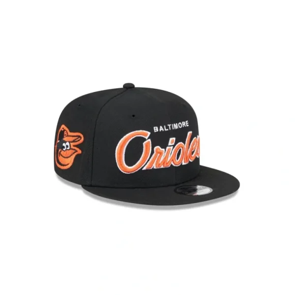 Sale Baltimore Orioles Script Kids 9FIFTY Snapback Hat - KTGCaps - Baseball caps for various teams, purchased online at a discount