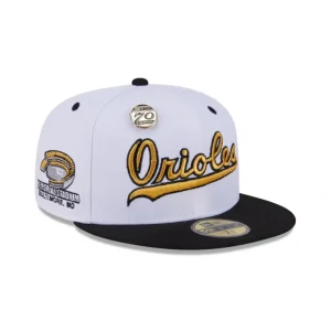 Shop Baltimore Orioles 70th Anniversary 59FIFTY Fitted Hat - KTGCaps - Baseball caps for various teams, purchased online at a discount