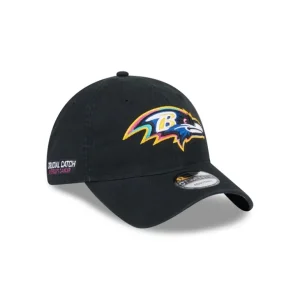 Shop Baltimore Ravens 2024 Crucial Catch 9TWENTY Adjustable Hat - KTGCaps - Baseball caps for various teams, purchased online at a discount