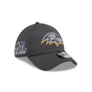 Shop Baltimore Ravens 2024 Draft 39THIRTY Stretch Fit Hat - KTGCaps - Baseball caps for various teams, purchased online at a discount