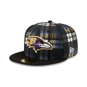 Best Baltimore Ravens 2024 Sideline Statement 59FIFTY Fitted Hat - KTGCaps - Baseball caps for various teams, purchased online at a discount