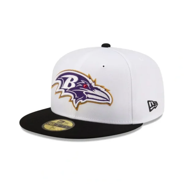 Outlet Baltimore Ravens 2024 Training 59FIFTY Fitted Hat - KTGCaps - Baseball caps for various teams, purchased online at a discount