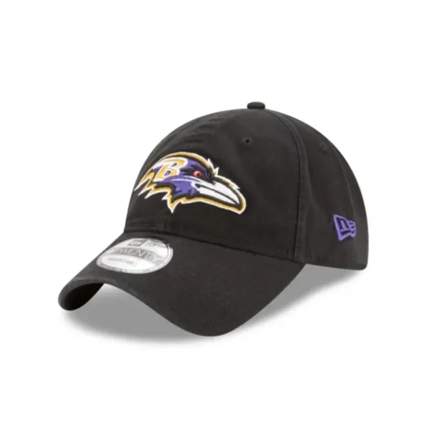 Cheap Baltimore Ravens Core Classic Black 9TWENTY Adjustable Hat - KTGCaps - Baseball caps for various teams, purchased online at a discount