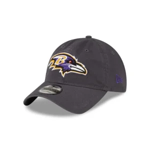 Store Baltimore Ravens NFL Core Classic Graphite 9TWENTY Adjustable - KTGCaps - Baseball caps for various teams, purchased online at a discount