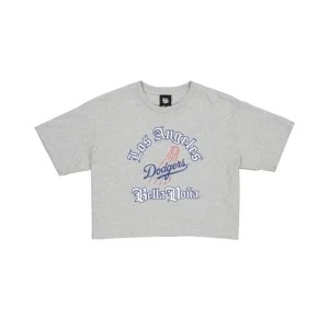 Best Sale Bella Doña x Los Angeles Dodgers Womens Cropped TShirt - KTGCaps - Baseball caps for various teams, purchased online at a discount