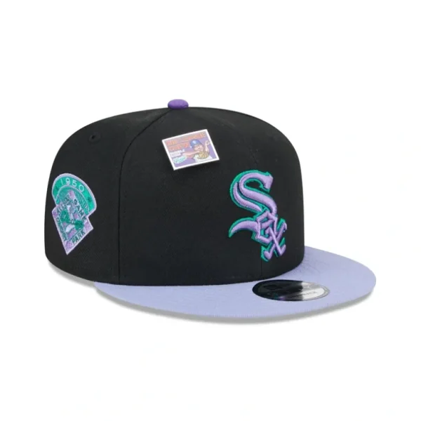 Shop Big League Chew X Chicago White Sox Grape 9FIFTY Snapback Hat - KTGCaps - Baseball caps for various teams, purchased online at a discount