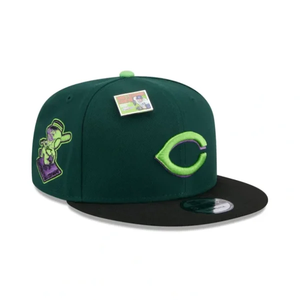 Online Big League Chew X Cincinnati Reds Sour Apple 9FIFTY Snapback Hat - KTGCaps - Baseball caps for various teams, purchased online at a discount