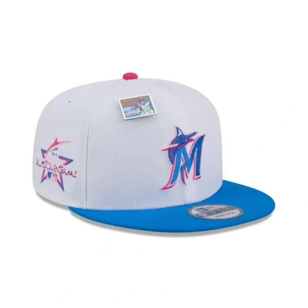 Cheap Big League Chew X Miami Marlins Cotton Candy 9FIFTY Snapback Hat - KTGCaps - Baseball caps for various teams, purchased online at a discount