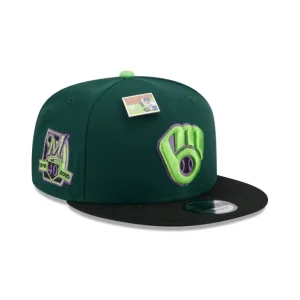 Online Big League Chew X Milwaukee Brewers Sour Apple 9FIFTY Snapback Hat - KTGCaps - Baseball caps for various teams, purchased online at a discount