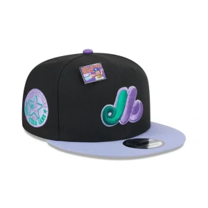 Store Big League Chew X Montreal Expos Grape 9FIFTY Snapback Hat - KTGCaps - Baseball caps for various teams, purchased online at a discount