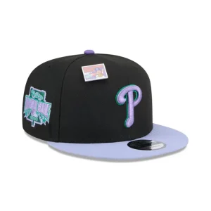 Store Big League Chew X Philadelphia Phillies Grape 9FIFTY Snapback Hat - KTGCaps - Baseball caps for various teams, purchased online at a discount