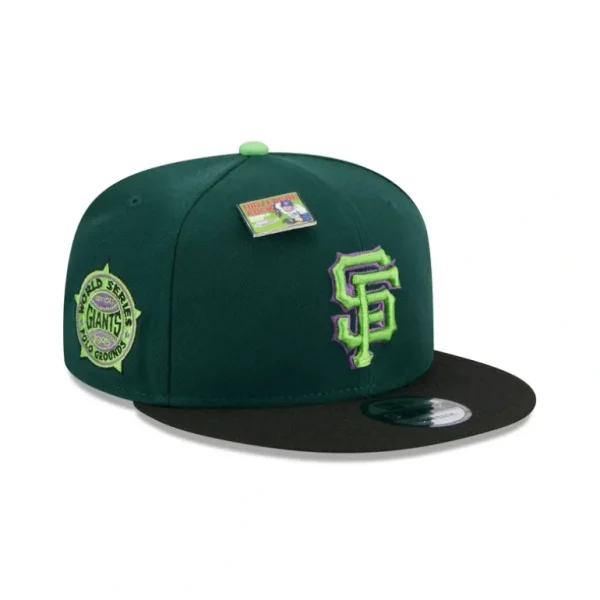 Fashion Big League Chew X San Francisco Giants Sour Apple 9FIFTY Snapback Hat - KTGCaps - Baseball caps for various teams, purchased online at a discount