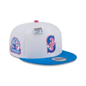 Store Big League Chew X Seattle Mariners Cotton Candy 9FIFTY Snapback Hat - KTGCaps - Baseball caps for various teams, purchased online at a discount