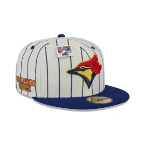 Shop Big League Chew X Toronto Blue Jays Pinstripe 59FIFTY Fitted Hat - KTGCaps - Baseball caps for various teams, purchased online at a discount