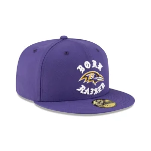 Best Sale Born x Raised Baltimore Ravens 59FIFTY Fitted - KTGCaps - Baseball caps for various teams, purchased online at a discount