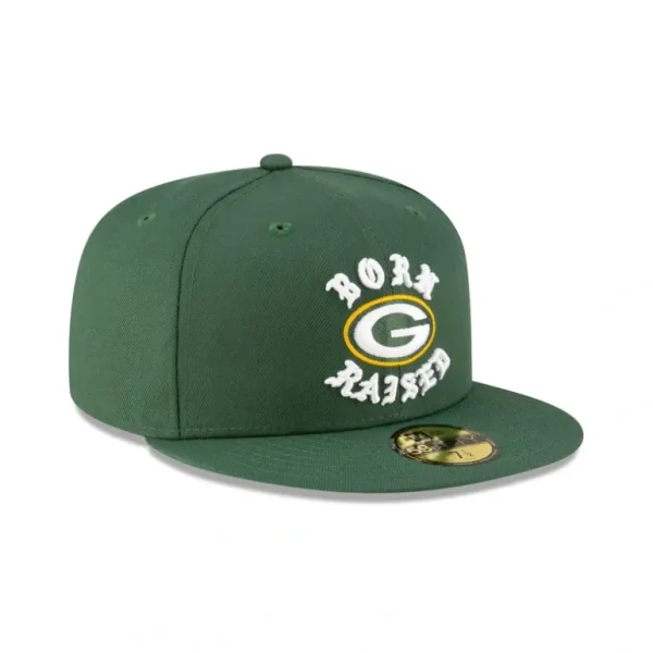 New Born x Raised Green Bay Packers 59FIFTY Fitted - KTGCaps - Baseball caps for various teams, purchased online at a discount