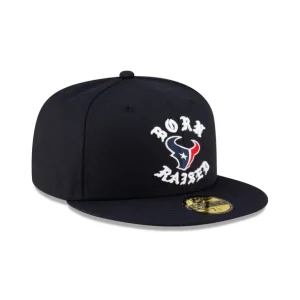 Shop Born x Raised Houston Texans 59FIFTY Fitted - KTGCaps - Baseball caps for various teams, purchased online at a discount