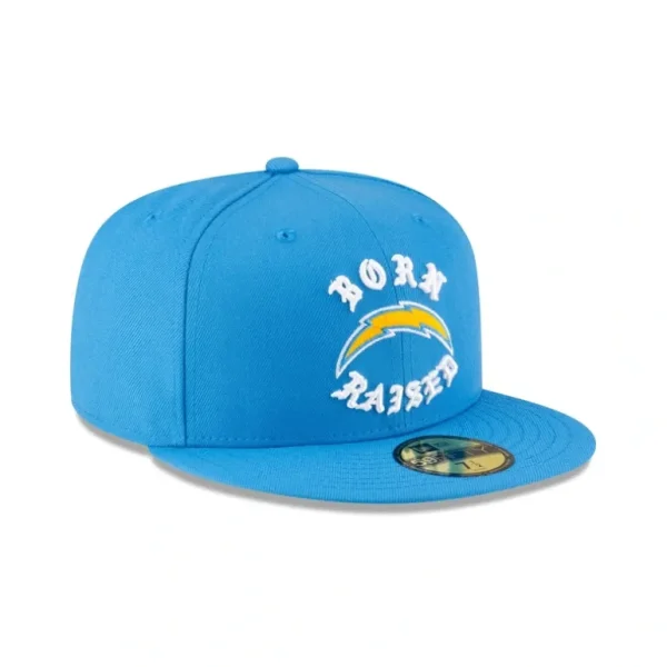 Cheap Born x Raised Los Angeles Chargers 59FIFTY Fitted - KTGCaps - Baseball caps for various teams, purchased online at a discount