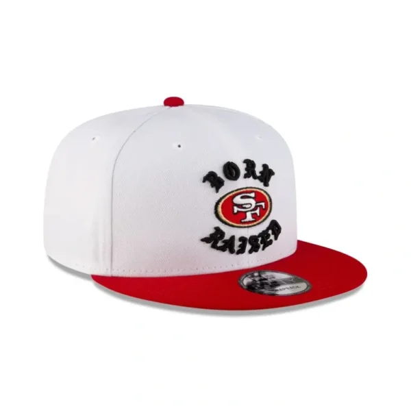 New Born x Raised San Francisco 49ers White 9FIFTY Snapback - KTGCaps - Baseball caps for various teams, purchased online at a discount