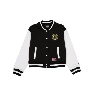Sale Boston Bruins Throwback Fleece Womens Jacket - KTGCaps - Baseball caps for various teams, purchased online at a discount