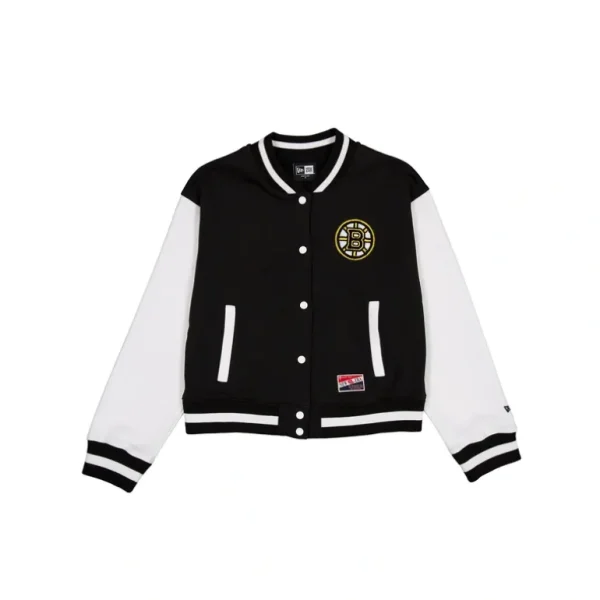 Sale Boston Bruins Throwback Fleece Womens Jacket - KTGCaps - Baseball caps for various teams, purchased online at a discount