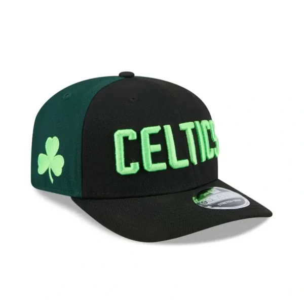 Best Boston Celtics 2024 City Edition 9SEVENTY StretchSnap Hat - KTGCaps - Baseball caps for various teams, purchased online at a discount