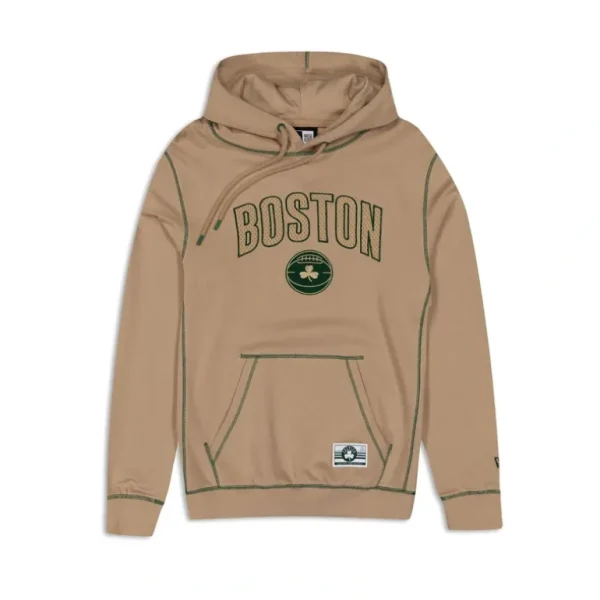 Sale Boston Celtics 2023 City Edition Tan Hoodie - KTGCaps - Baseball caps for various teams, purchased online at a discount