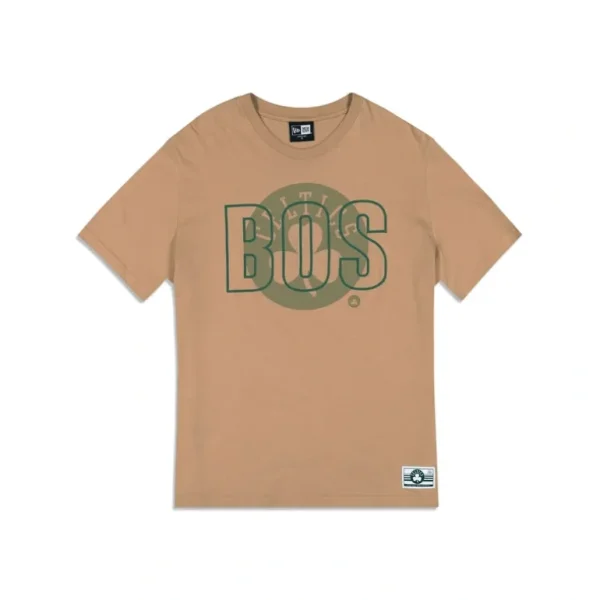 New Boston Celtics 2023 City Edition Tan TShirt - KTGCaps - Baseball caps for various teams, purchased online at a discount