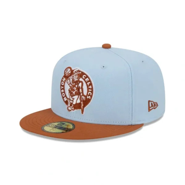 Shop Boston Celtics Color Pack Glacial Blue 59FIFTY Fitted Hat - KTGCaps - Baseball caps for various teams, purchased online at a discount