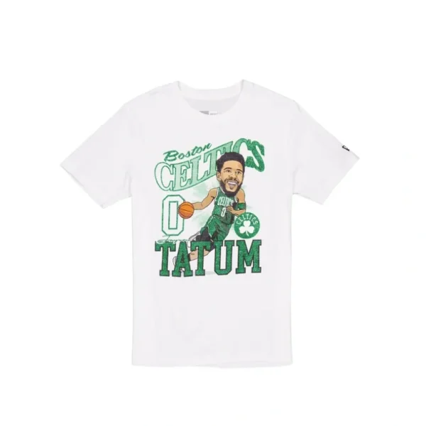 Best Sale Boston Celtics Jayson Tatum Caricature TShirt - KTGCaps - Baseball caps for various teams, purchased online at a discount