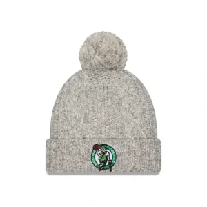 Best Boston Celtics Shimmer Pom Knit Hat - KTGCaps - Baseball caps for various teams, purchased online at a discount