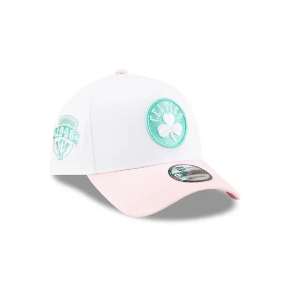 Sale Boston Celtics Spring Colorway 9FORTY AFrame Snapback Hat - KTGCaps - Baseball caps for various teams, purchased online at a discount