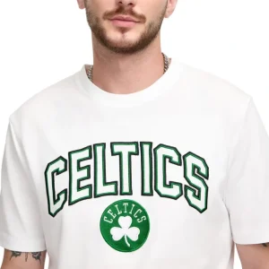 Outlet Boston Celtics Throwback White TShirt - KTGCaps - Baseball caps for various teams, purchased online at a discount
