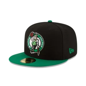 Outlet Boston Celtics 2Tone Black 59FIFTY Fitted Hat - KTGCaps - Baseball caps for various teams, purchased online at a discount