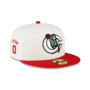 Shop Boston Celtics X Concepts X Jayson Tatum Chrome Red 59FIFTY Fitted Hat - KTGCaps - Baseball caps for various teams, purchased online at a discount